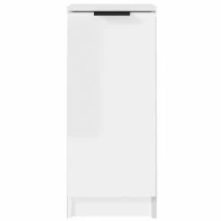 VidaXL Buffet Blanc brillant 30x30x70 cm Bois d'ingénierie -Buffets & bahuts Soldes image 6 811145