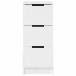 VidaXL Buffets 2 pcs Blanc 30x30x70 cm Bois d'ingénierie -Buffets & bahuts Soldes image 6 811152
