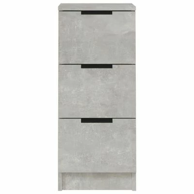 VidaXL Buffet Gris béton 30x30x70 cm Bois d'ingénierie 6 VidaXL Buffet Gris béton 30x30x70 cm Bois d'ingénierie – Image 6