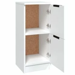 VidaXL Buffets 2 pcs Blanc 30x30x70 cm Bois d'ingénierie -Buffets & bahuts Soldes image 6 811170