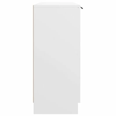 VidaXL Buffet Blanc 90,5x30x70 cm Bois d'ingénierie 6 VidaXL Buffet Blanc 90,5x30x70 cm Bois d'ingénierie – Image 6