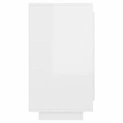 VidaXL Buffet Blanc brillant 80x40x75 cm -Buffets & bahuts Soldes image 6 811832