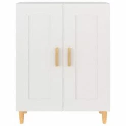 VidaXL Buffet Blanc 69,5x34x90 cm Bois d'ingénierie -Buffets & bahuts Soldes image 6 812132