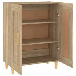 VidaXL Buffet Chêne sonoma 69,5x34x90 cm Bois d'ingénierie -Buffets & bahuts Soldes image 6 812135