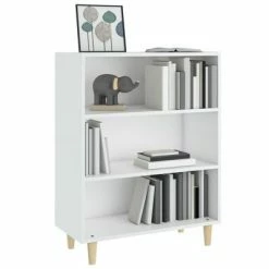 VidaXL Buffet Blanc 69,5x32,5x90 cm Bois d'ingénierie -Buffets & bahuts Soldes image 6 812240