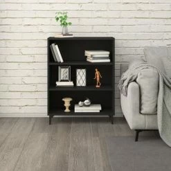 VidaXL Buffet Noir 69,5x32,5x90 cm Bois d'ingénierie -Buffets & bahuts Soldes image 6 812250