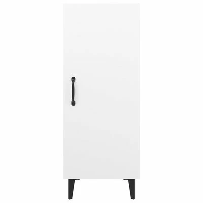 VidaXL Buffet Blanc 34,5x34x90 cm Bois d'ingénierie 6 VidaXL Buffet Blanc 34,5x34x90 cm Bois d'ingénierie – Image 6