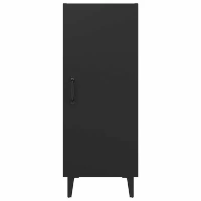 VidaXL Buffet Noir 34,5x34x90 cm Bois d'ingénierie 6 VidaXL Buffet Noir 34,5x34x90 cm Bois d'ingénierie – Image 6