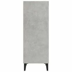 VidaXL Buffet Gris béton 34,5x32,5x90 cm Bois d'ingénierie -Buffets & bahuts Soldes image 6 812388