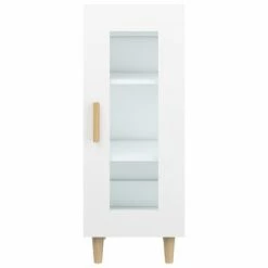 VidaXL Buffet Blanc 34,5x34x90 cm Bois d'ingénierie -Buffets & bahuts Soldes image 6 812393
