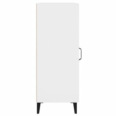 VidaXL Buffet Blanc 34,5x34x90 cm Bois d'ingénierie 6 VidaXL Buffet Blanc 34,5x34x90 cm Bois d'ingénierie – Image 6