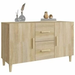 VidaXL Buffet Chêne sonoma 100x36x60 cm Bois d'ingénierie -Buffets & bahuts Soldes image 6 812513