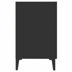 VidaXL Buffet Noir 100x36x60 cm Bois d'ingénierie -Buffets & bahuts Soldes image 6 812520