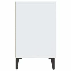 VidaXL Buffet Blanc brillant 100x36x60 cm Bois d'ingénierie -Buffets & bahuts Soldes image 6 812525