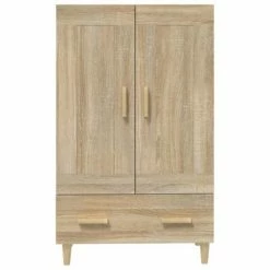 VidaXL Buffet haut Chêne sonoma 70x31x115 cm Bois d'ingénierie -Buffets & bahuts Soldes image 6 812567