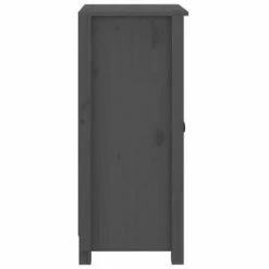 VidaXL Buffets 2 pcs Gris 40x35x80 cm Bois massif de pin -Buffets & bahuts Soldes image 6 813729