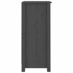 VidaXL Buffet Gris 40x35x80 cm Bois massif de pin -Buffets & bahuts Soldes image 6 813743