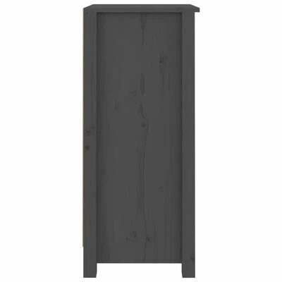 VidaXL Buffets 2 pcs Gris 40x35x80 cm Bois massif de pin 6 VidaXL Buffets 2 pcs Gris 40x35x80 cm Bois massif de pin – Image 6
