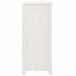 VidaXL Buffet Blanc 40x35x80 cm Bois massif de pin -Buffets & bahuts Soldes image 6 813756