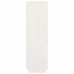 VidaXL Buffet Blanc 74x35x117 cm Bois massif de pin -Buffets & bahuts Soldes image 6 814365