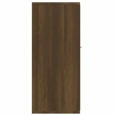 VidaXL Buffet Chêne marron 88x30x70 cm Bois d'ingénierie 6 VidaXL Buffet Chêne marron 88x30x70 cm Bois d'ingénierie – Image 6