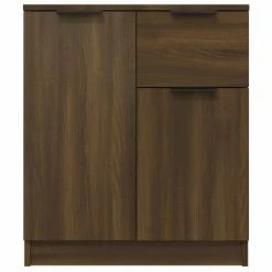 VidaXL Buffet Chêne marron 60x30x70 cm Bois d'ingénierie -Buffets & bahuts Soldes image 6 816999
