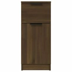 VidaXL Buffet Chêne marron 30x30x70 cm Bois d'ingénierie -Buffets & bahuts Soldes image 6 817004