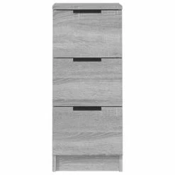 VidaXL Buffets 2 pcs Sonoma gris 30x30x70 cm Bois d'ingénierie -Buffets & bahuts Soldes image 6 817015