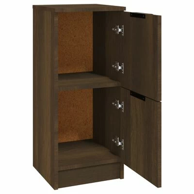 VidaXL Buffet Chêne marron 30x30x70 cm Bois d'ingénierie 6 VidaXL Buffet Chêne marron 30x30x70 cm Bois d'ingénierie – Image 6
