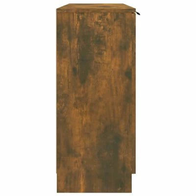 VidaXL Buffet Chêne fumé 90,5x30x70 cm Bois d'ingénierie 6 VidaXL Buffet Chêne fumé 90,5x30x70 cm Bois d'ingénierie – Image 6