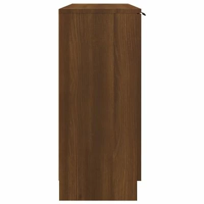 VidaXL Buffet Chêne marron 90,5x30x70 cm Bois d'ingénierie 6 VidaXL Buffet Chêne marron 90,5x30x70 cm Bois d'ingénierie – Image 6
