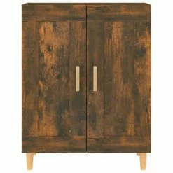 VidaXL Buffet Chêne fumé 69,5x34x90 cm Bois d'ingénierie -Buffets & bahuts Soldes image 6 817339