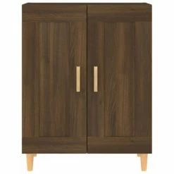 VidaXL Buffet Chêne marron 69,5x34x90 cm Bois d'ingénierie -Buffets & bahuts Soldes image 6 817341