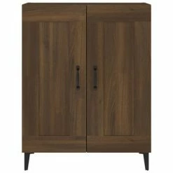 VidaXL Buffet Chêne marron 69,5x34x90 cm Bois d'ingénierie -Buffets & bahuts Soldes image 6 817344