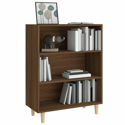 VidaXL Buffet Chêne marron 69,5x32,5x90 cm Bois d'ingénierie 6 VidaXL Buffet Chêne marron 69,5x32,5x90 cm Bois d'ingénierie – Image 6