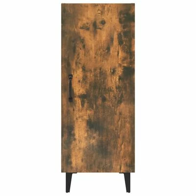 VidaXL Buffet Chêne fumé 34,5x34x90 cm Bois d'ingénierie 6 VidaXL Buffet Chêne fumé 34,5x34x90 cm Bois d'ingénierie – Image 6