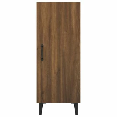 VidaXL Buffet Chêne marron 34,5x34x90 cm Bois d'ingénierie 6 VidaXL Buffet Chêne marron 34,5x34x90 cm Bois d'ingénierie – Image 6