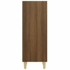 VidaXL Buffet Chêne marron 34,5x32,5x90 cm Bois d'ingénierie -Buffets & bahuts Soldes image 6 817422