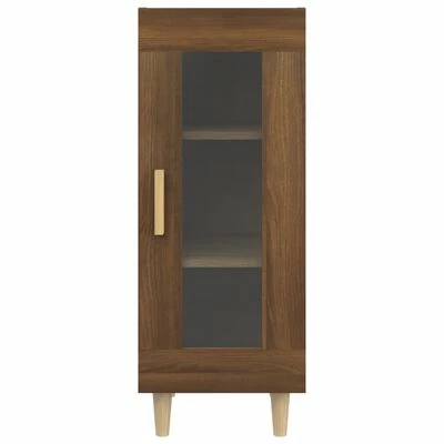 VidaXL Buffet Chêne marron 34,5x34x90 cm Bois d'ingénierie 6 VidaXL Buffet Chêne marron 34,5x34x90 cm Bois d'ingénierie – Image 6