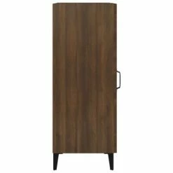 VidaXL Buffet Chêne marron 34,5x34x90 cm Bois d'ingénierie -Buffets & bahuts Soldes image 6 817437