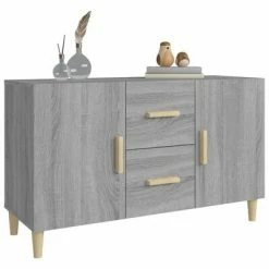 VidaXL Buffet Sonoma gris 100x36x60 cm Bois d'ingénierie -Buffets & bahuts Soldes image 6 817466