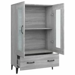 VidaXL Buffet Sonoma gris 70x31x115 cm Bois d'ingénierie -Buffets & bahuts Soldes image 6 817481