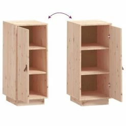 VidaXL Buffet 34x40x75 cm Bois massif de pin -Buffets & bahuts Soldes image 6 820112